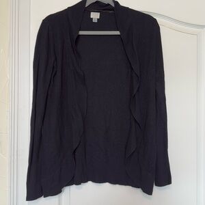 A New Day black cardigan sweater. Lightweight. Size small.